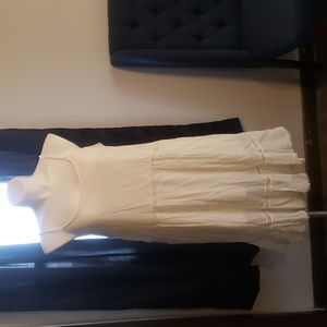 Off white bohemian dress